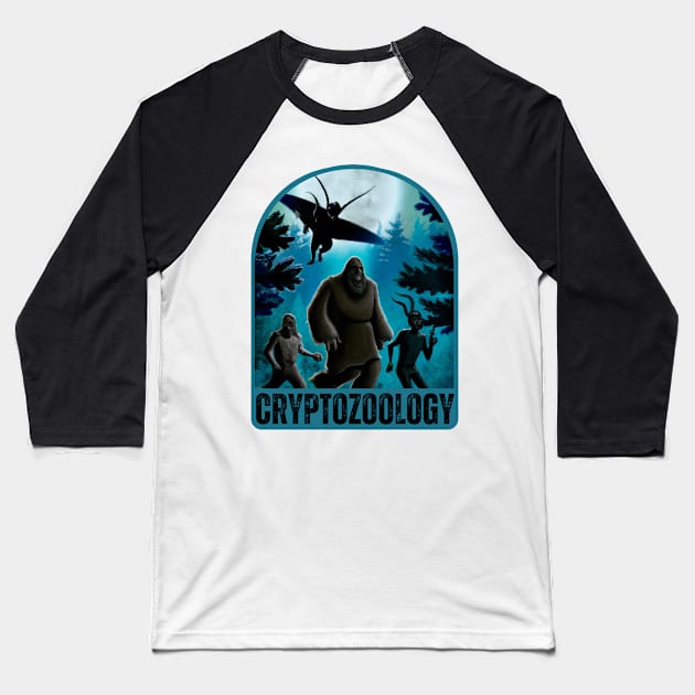 Cryptozoology Baseball T-Shirt by soulfulprintss8